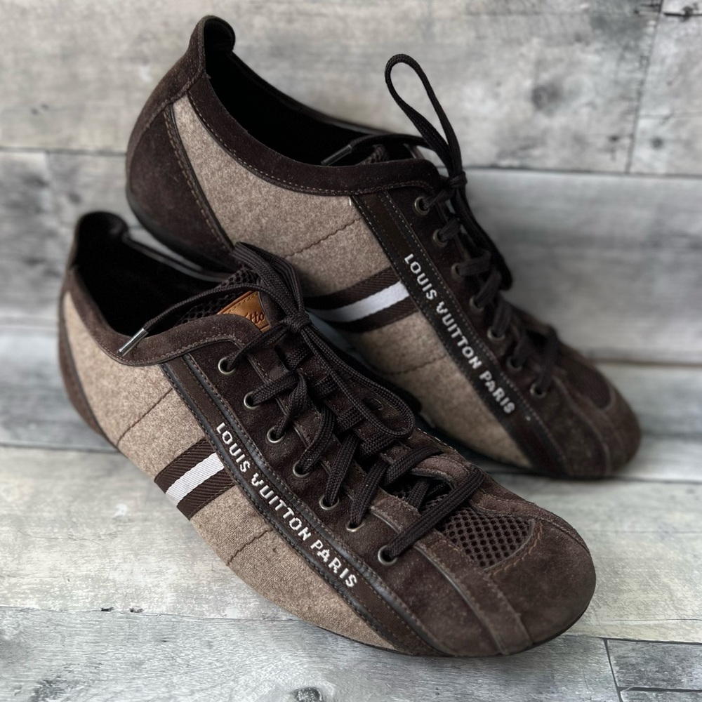 Authentic Louis Vuitton Cosmos low top: MEN’S size 8.